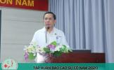 TS.BS Lê Trần Quang Minh – Giám đốc phát biểu tại buổi tập huấn đợt 1